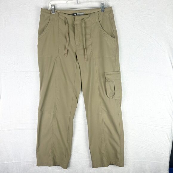 Nike ACG All Conditions Gear Vintage Cargo Pants Size 8 Tan Utility Hiking - Picture 1 of 7